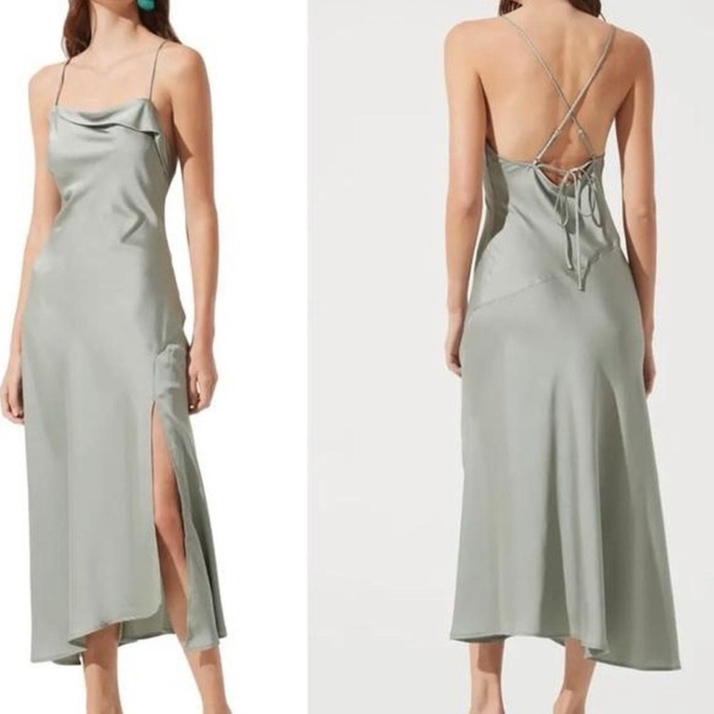 ASTR The Label Gaia Dress in Sage